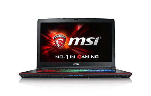 MSI GE72-6QD161 43,9 cm (17,3 Zoll) Notebook (Intel Core i7 -6700HQ (Skylake), 16GB RAM, 1TB HDD, NVIDIA Geforce GTX 960M, Win 10 Home) schwarz