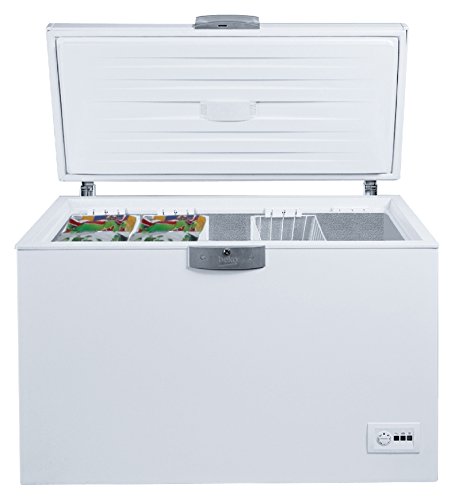 Beko HSA 47520 Gefriertruhe / A+ / 350 kWh/Jahr / 451 Liter / Weiß / Innenbeleuchtung / 86 cm Höhe / Türschloss / MinFrost-Technologie / Supergefrierfunktion / Temperaturregelung / Innenbeleuchtung