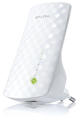 TP-Link AC750 Dualband WLAN Repeater RE200(433 Mbit/s(5GHz)+300 Mbit/s(2,4GHz), 1 Port, WPS, kompatibel mit allen WLAN Geräten)