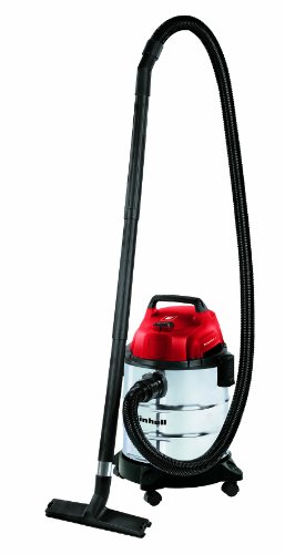 Einhell Nass Trockensauger TH-VC 1820 S (1250 W, 180 mbar, 20 l, Edelstahlbehälter, 1,5 m Saugschlauch, umfangreiches Zubehör)