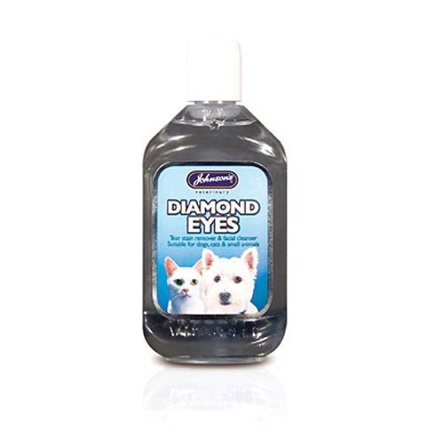 Johnsons – Diamond Eyes Tränenflecken Entferner für Katzen & Hunde 125ml 200g – Restposten 6x