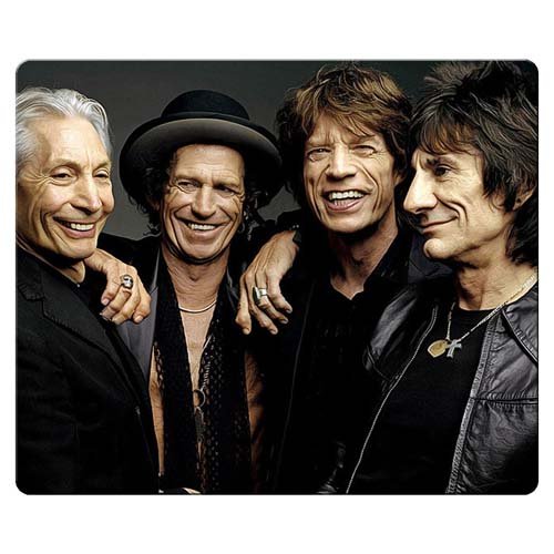 26 x 21 cm 25,4 x 20,3 cm Mousepads Reinigungstuch – Gummi für Spieler Büro The Rolling Stones