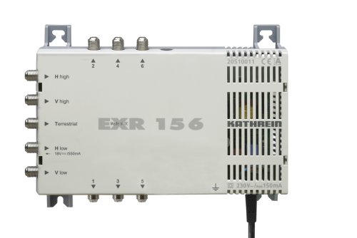 Kathrein EXR 156 Satelliten-ZF-Verteilsystem Multischalter (1 Satellit, 6 Teilnehmeranschlüsse, Klasse A)