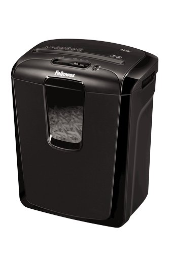 Fellowes Powershred M-8C Kreuzschnitt Aktenvernichter (8 Blatt Papierschredder, 1 Nutzer Zuhause, Sicherheitsstufe DIN P-3)