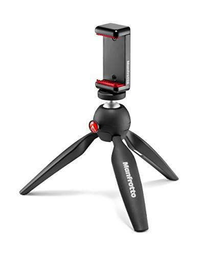 Manfrotto Mini Stativ (mit Universal Smartphone Klemme) schwarz