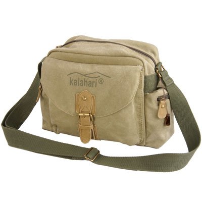 Kalahari Molopo K-41i Canvas Schultertasche für SLR-Kamera Khaki