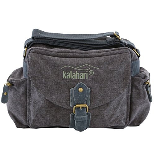 Kalahari 440163 Schultertasche Molopo K-41i, canvas-schwarz