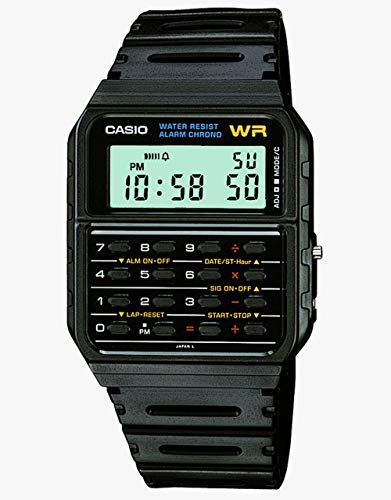 Casio Herren Uhr mit Taschenrechner CA-53W-1