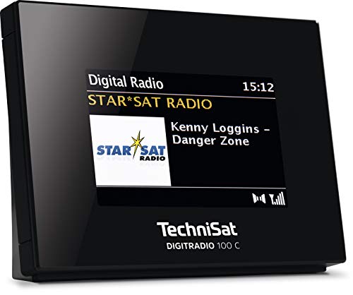 TechniSat DIGITRADIO 100 C Digital-Radio Adapter zur Erweiterung von HiFi-Anlagen und AV-Receivern, UKW/DAB+ Empfangsteil, Bluetooth, Sleeptimer, Wecker, Farbdisplay