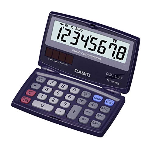 Casio SL-100VER Taschenrechner, blau