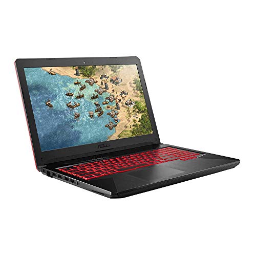 ASUS TUF Gaming FX504GD (90NR00J1-M20190) 39,6 cm (15,6 Zoll, Full HD, WV, matt) Gaming Notebook (Intel Core i7-8750H, 8GB RAM, 256GB SSD, NVIDIA GeForce GTX1050 (4GB), Windows 10) Black