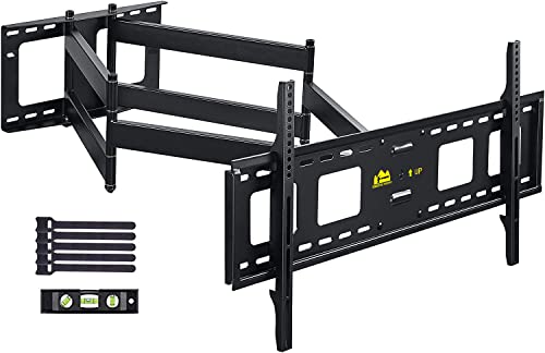 FORGING Mount TV Wandhalterung mit 109cm Langer Reichweite & Robuster 2 Gelenkarme Neigbare Schwenkbare TV Halterung für 42 bis 95 Zoll Flach/Geschwungen Fernseher bis zu 75 kg, Max. VESA 800×400 mm