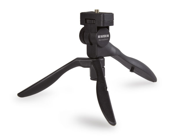 Mini-Stativ und Handgriff „SwingGrip 2-in-1“, Tischstativ mit Neigekopf, Höhe 11,5 cm. Auch als Hand$